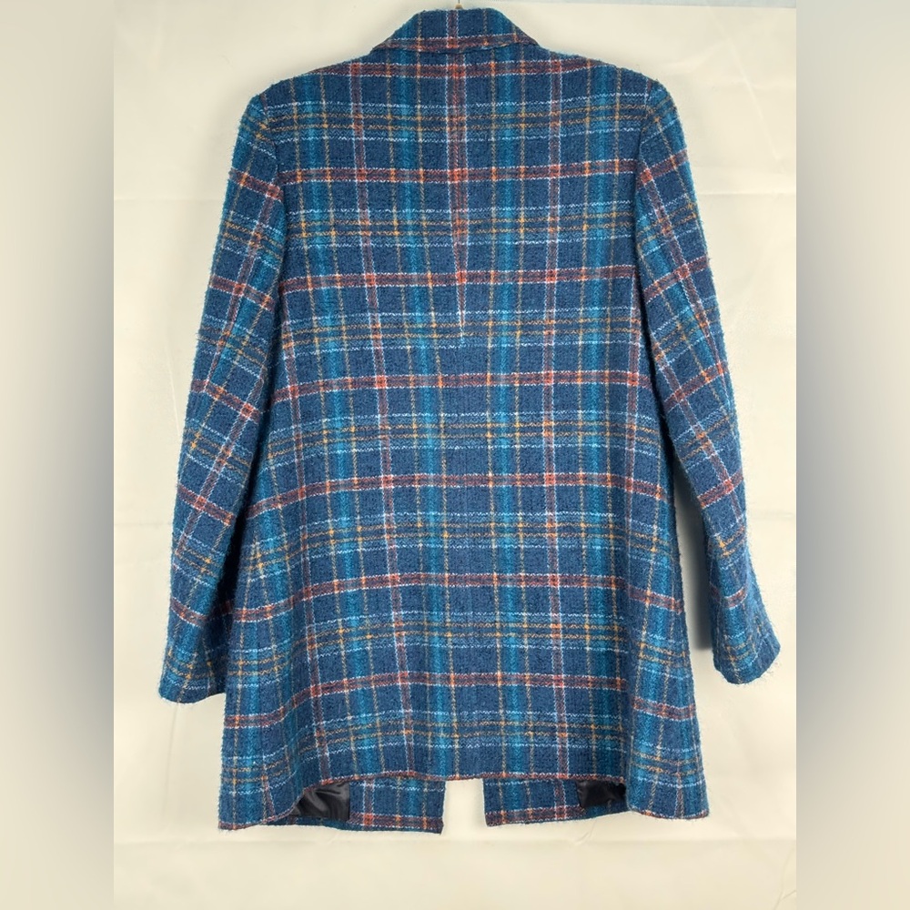 Pendleton Wool Mohair Blend Tweed Jacket Peacoat … - image 4